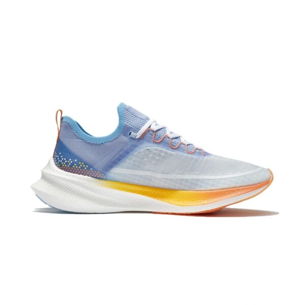 Li-Ning 2022 New Boom飞电Feidian CHALLENGER Amine Polyphenols Men's Racing Shoes - White/Blue